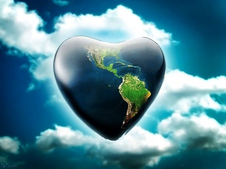 Earth Heart - nice, earth, heart, looking