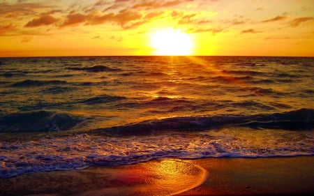 FLORIDA SUNRISE - rays, summer, beach, sunrise