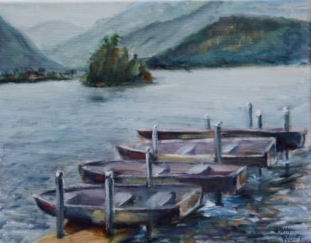 LAKE GEORGE - MOUNTAINS, NATURE, BOATS, LAKES