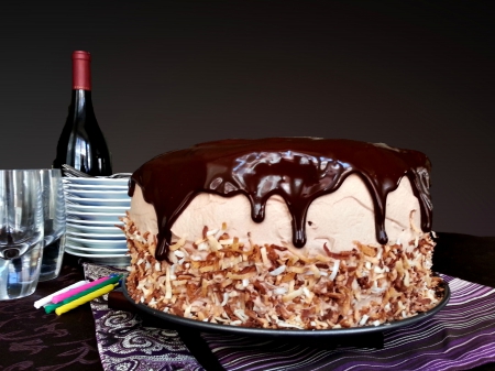 Banana chocolate coconut cake - entertainment, cake, fun, yummy, foods