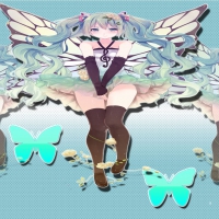 Vocaloid Miku Butterfly