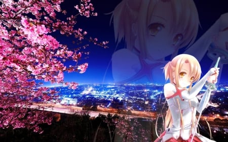 Asuna - anime, art, asuna, sword art online