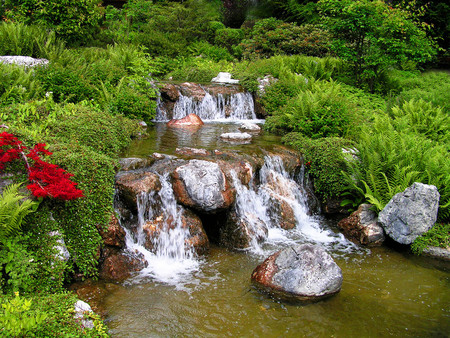 Setagaya park - waterfalls, parks