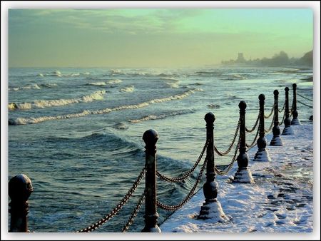 	snow+sea=Blacksea - blacksea, turkey, sea, snow