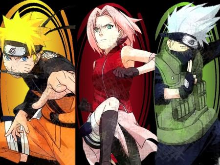 team kakashi - kakashi, team kakashi, sakura, naruto