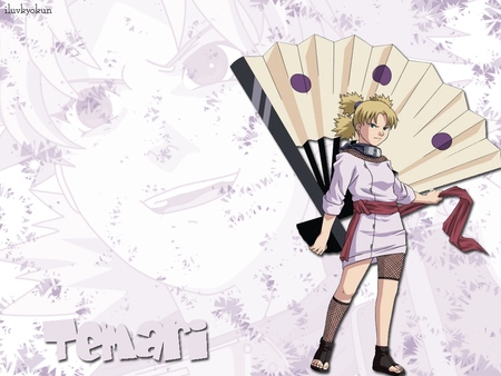 temari - gaaras sister, temari, naruto