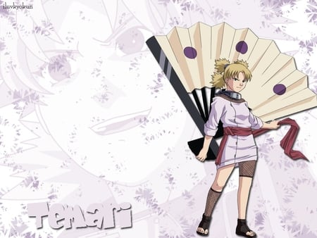 temari - gaaras sister, sand ninja, temari