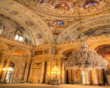 dolmabahce palace   istanbul turkey