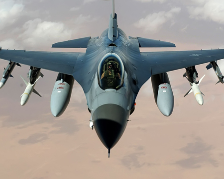 F-16D Viper - plane, force, wing, air, military, firepower