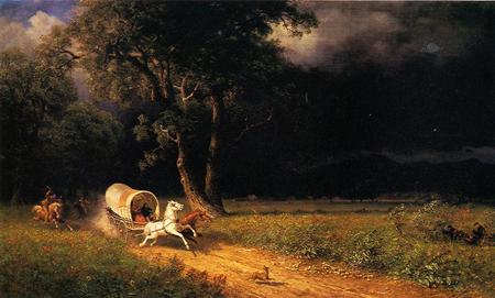 Bierstadt Albert 1830 1902 The Ambush - ambush, painting