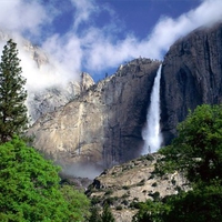 national park california yosemite falls