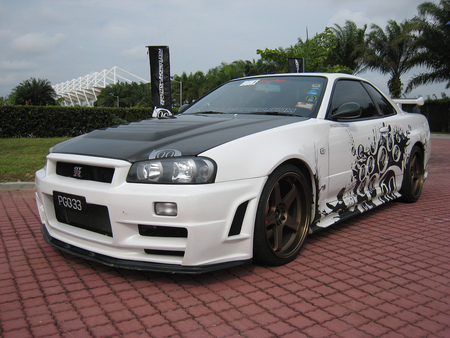 Nissan Skyline  - tuning, skyline, car, nissan