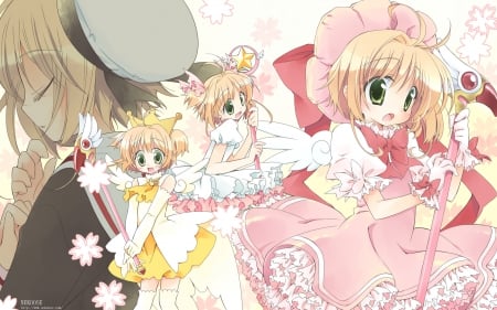 Sakura - girl, female, anime girl, loli, card captor, sakura, anime, cute, kinomoto