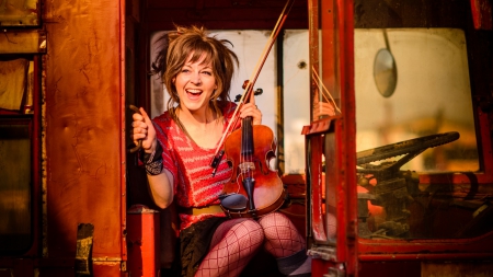 Lindsey Stirling - lindsey, artist, girl, performer, music, instrument, violin, stirling