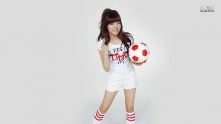 taeyeon - volleyball, girl, play, model