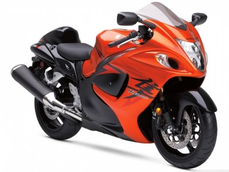 Orange Suzuki - orange, nice, suzuki, bike