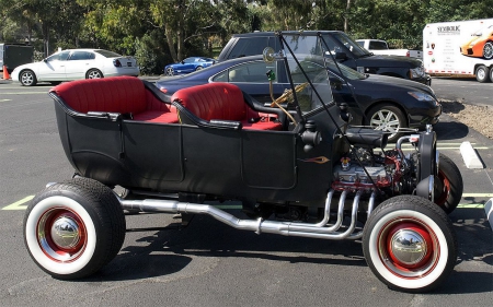 Ford Hot Rod - oldtimer, tuned, wheels, motor