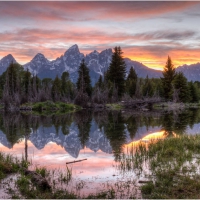 mountain sunset