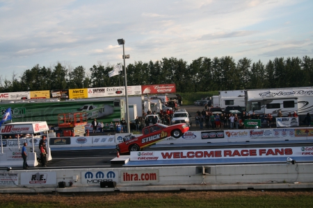 A Day at the Raceway 41 - sky, trees, red, photography, clouds, cars, green