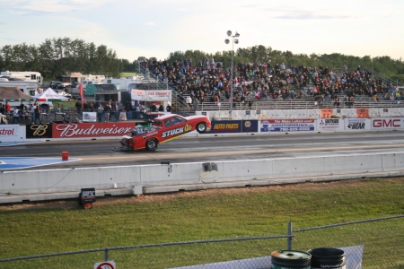 A Day at the Raceway 46 - trees, red, green grass, truck, photography, green, grass