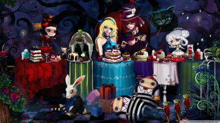 Anime Alice in Wonderland - Mad Hatter, Alice in Wonderland, Alice, Anime