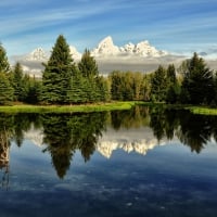 *** Lake like a mirror ***