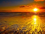 *** Sunset on the beach ***