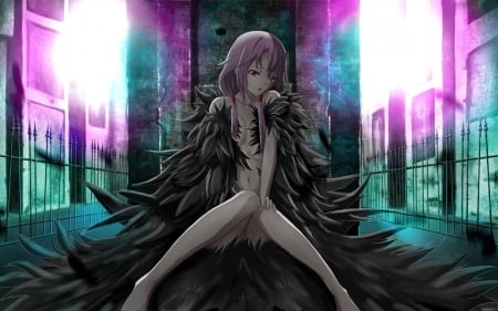 Dark Angel - anime, girl, dark, angel