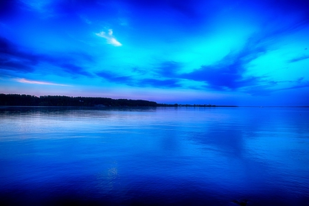 Blue - nature, water, sky, blue