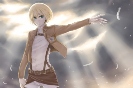 Featured image of post Blonde Guy Attack On Titan