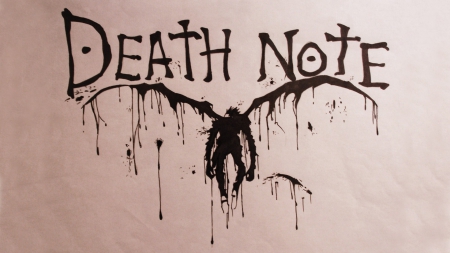 Death Note - dripping, black, ryuk, death note