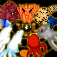 Young tailed beasts