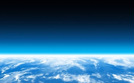 Earth From Space - blue planet, earth from space, blue world, earth