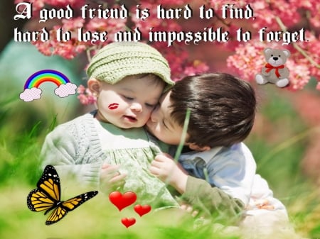 Friends - nice, trust, friendship, good