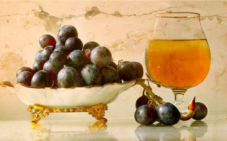 Still life - fruits, food, still life, grape