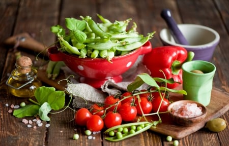 *** Fresh vegetables *** - fresh, vegetables, nature, tomatoes