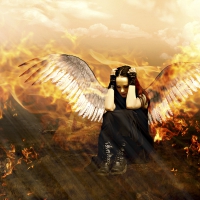 Fallen Angel burning