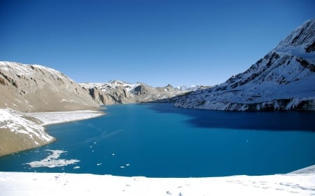 lake - fun, lake, nature, mountain