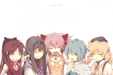 Puella Magi madoka magica - anime, girls, cute, puella magi madoka magica