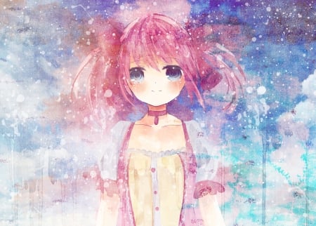 Puella Magi madoka magica - girl, cute, anime, Puella Magi madoka magica