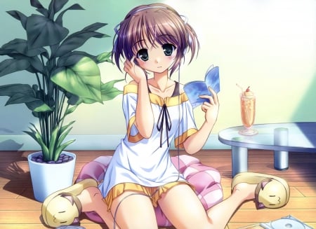 yoake mae yori ruriiro na - anime, cute, girl, yoake mae yori ruriiro na