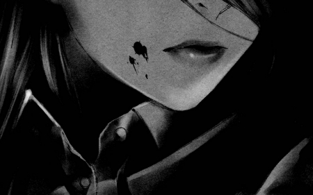 Another - another, beautiful, black and white, amazing, anime girl, manga, gorgeous, mikami, serious, emotional, creepy, pretty, awesome, dark, anime, sinister, reiko, lovely, sexy