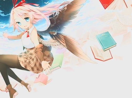 Little Anime Angel - anime, hdf, h, girl, little, angel, fhgd