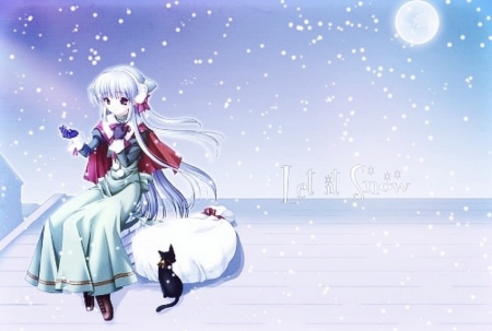 Let it snow - anime girl - let, it, anime, girl, snow