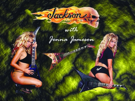 Jenna and Jackson - Metal, Jenna Jameson, Jackson Guitars, Guitars, Jackson, Jenna