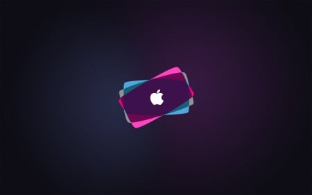 Apple - color - wallpaper - black, Apple, technology, PC