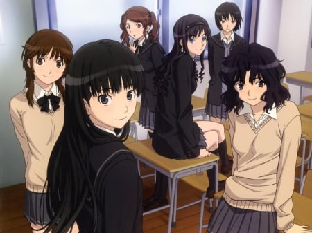 amagami ss - school, cuties, dream, ehh