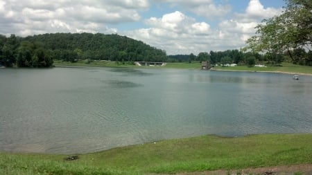 Out On The Lake - lake, tranquil lake, out on the lake, scenic lake, relaxing lake