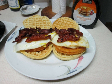 Breakfast Sandwich - fun, entertainment, sandwich, yummy, breakfast, foods