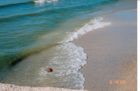 Lake Michigan - nature, scenery, lake, wave